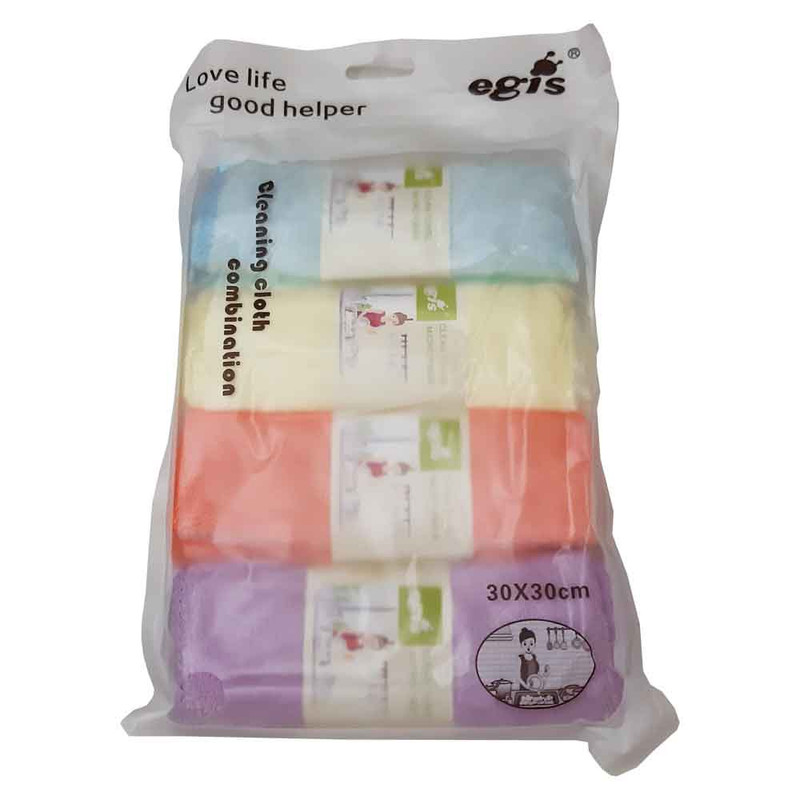 دستمال آشپزخانه مدل egis بسته 4 عددی