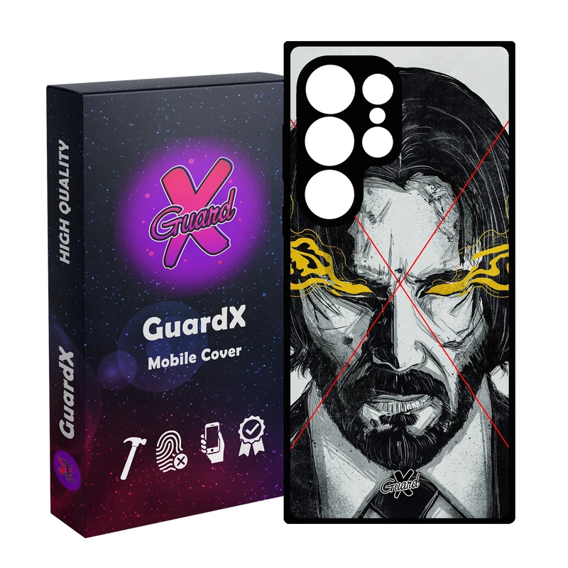 کاور گارد ایکس طرح John Wick مدل 10158 مناسب برای گوشی موبایل سامسونگ Galaxy S25 Ultra