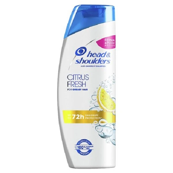 شامپو مو هد اند شولدرز مدل CITRUS FRESH حجم 600 میلی لیتر 