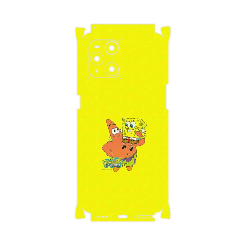 برچسب پوششی ماهوت مدل SpongeBob SquarePants-FullSkin مناسب برای گوشی موبایل اپو Find X3 Pro
