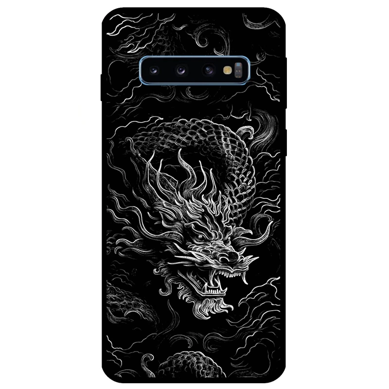 کاور مگافون طرح اژدها مدل 1897 مناسب برای گوشی موبایل سامسونگ Galaxy S10 Plus         