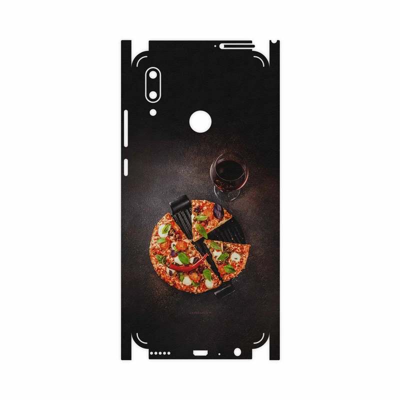 برچسب پوششی ماهوت مدل Pizza-FullSkin مناسب برای گوشی موبایل هوآوی P Smart 2019