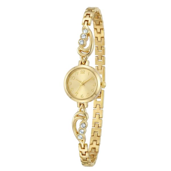 ساعت مچی عقربه‌ای کوارتز زنانه مدل لوکس مینیمال بند دستبندی کد ۲