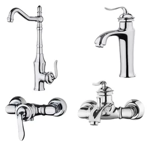 ست شیرآلات صنعت مایاگستر بهدان پیشرو مدل بیستون 33 مجموعه 4 عددی 