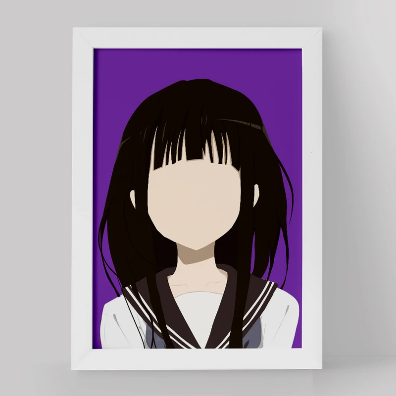 تابلو خندالو مدل چیتاندا انیمه هیوکا Hyouka کد 17108