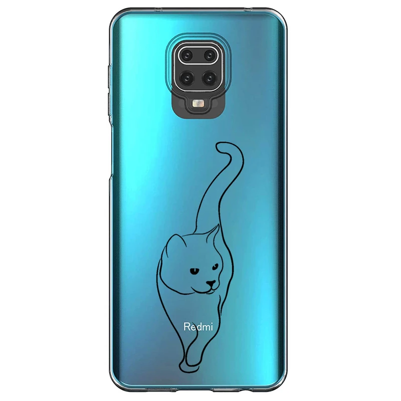 کاور مگافون طرح گربه مدل C60-B مناسب برای گوشی موبایل شیائومی Redmi Note 9s / 9 Pro / 9 Pro Max