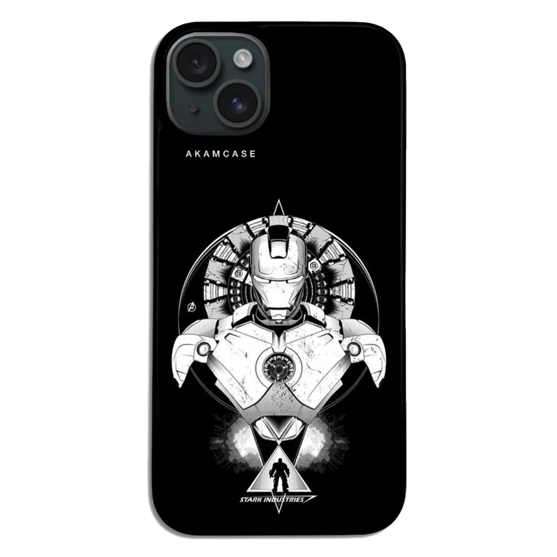 کاور آکام مدل AMC-WA15PLUS-IRON MAN12 مناسب برای گوشی موبایل اپل iPhone 15 Plus