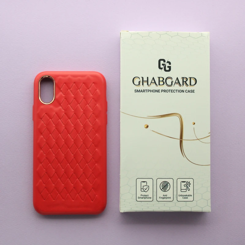 کاور قاب گارد مدل چرمی ساده مناسب برای گوشی موبایل اپل iphone X / Xs