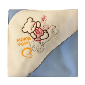 پتو نوزاد ماماپاپا کد 0235 سایز 70x70 سانتی متر