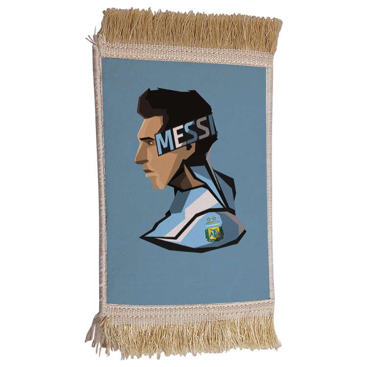 فرش ماشینی دیوارکوب مدل مسی کد 17