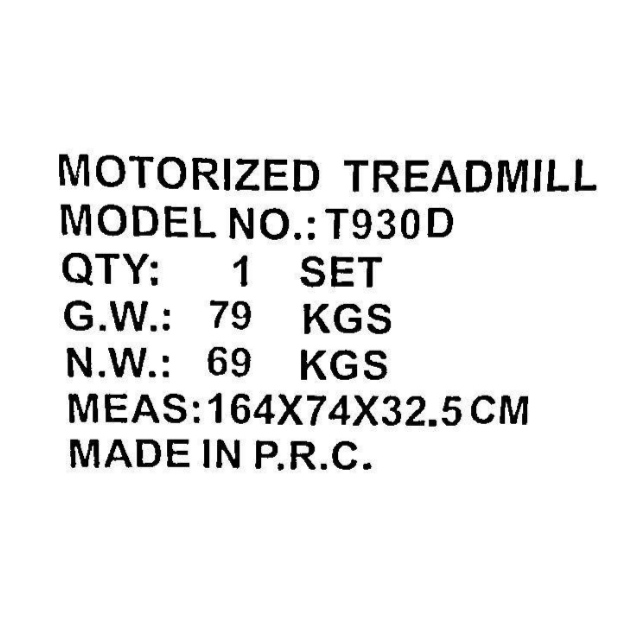 تردمیل آیرون مستر مدل T930D