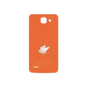 MAHOOT Minimalist origami bird Cover Sticker for Huawei Ascend G730