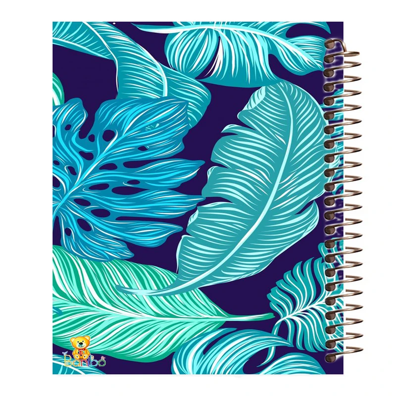 دفتر زبان 100 برگ بانیبو مدل برگ ها کد 131