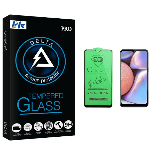 محافظ صفحه نمایش سرامیکی پی کی مدل Delta Glass مناسب برای گوشی موبایل سامسونگ Galaxy A10s