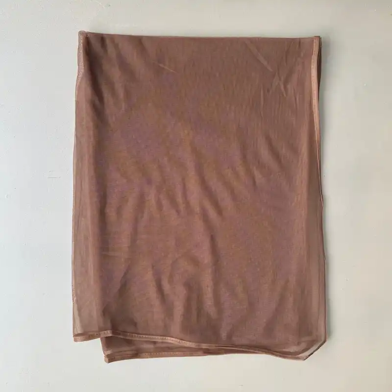 شال زنانه مدل ساده توری مزونی تابستانی کد 2