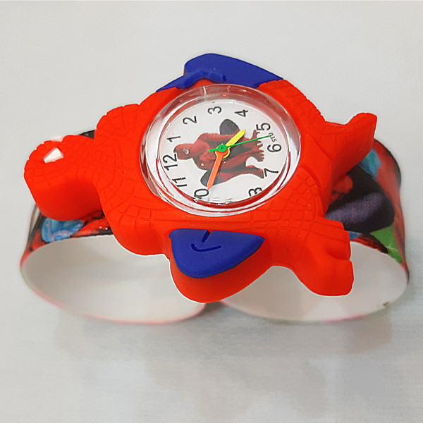 ساعت مچی عقربه ای بچگانه مدل مرد عنکبوتی کد 500