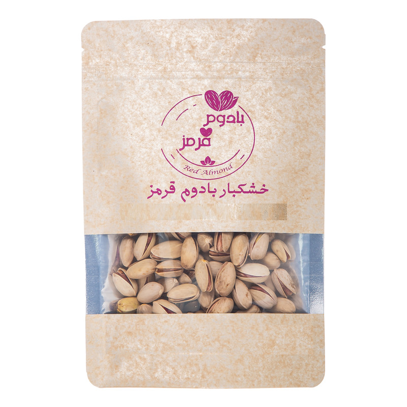 پسته اکبری دستچین خام بادوم قرمز نمکدون - 1 کیلوگرم