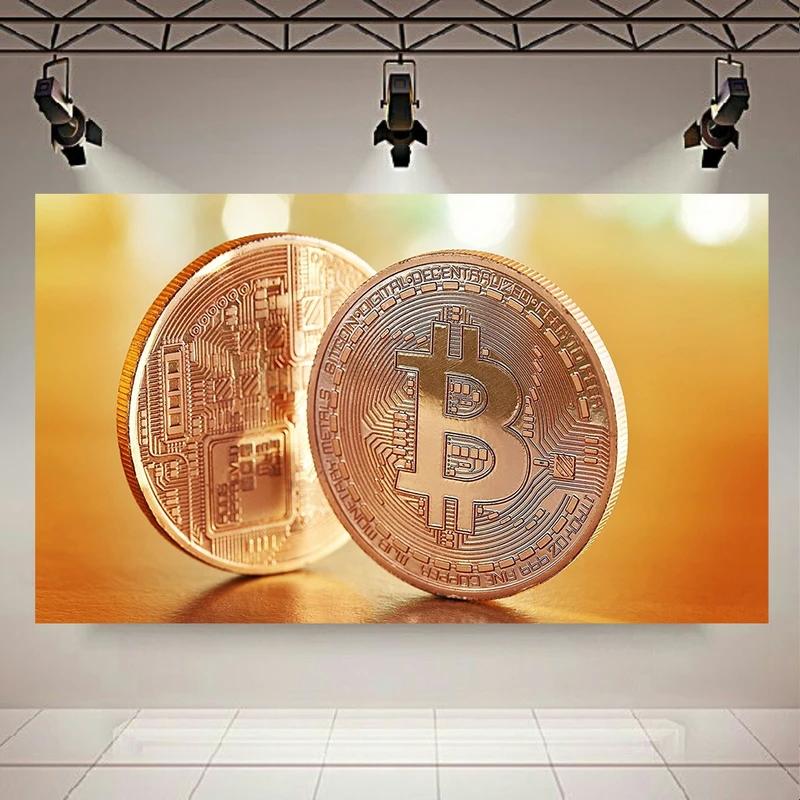 پوستر طرح رمز ارز مدل بیت کوین کد AR6800