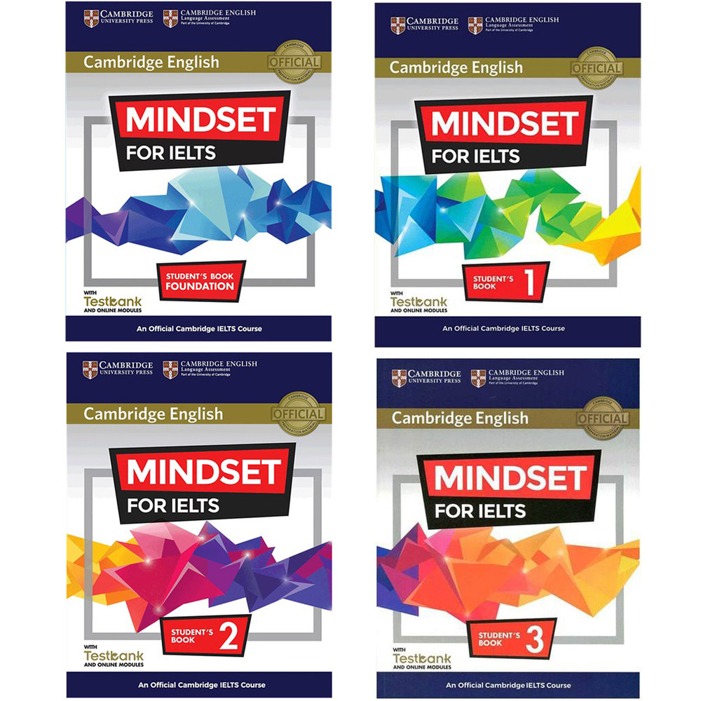 کتاب Cambridge English Mindset For IELTS اثر جمعی از نویسندگان انتشارات Cambridge چهارجلدی کتاب Cambridge English Mindset For IELTS اثر جمعی از نویسندگان انتشارات Cambridge چهارجلدی