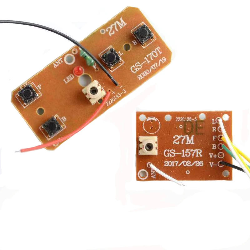 عکس شماره 2 : ماژول فرستنده و گیرنده کنترل از راه دور 4 کاناله مدل 4ch