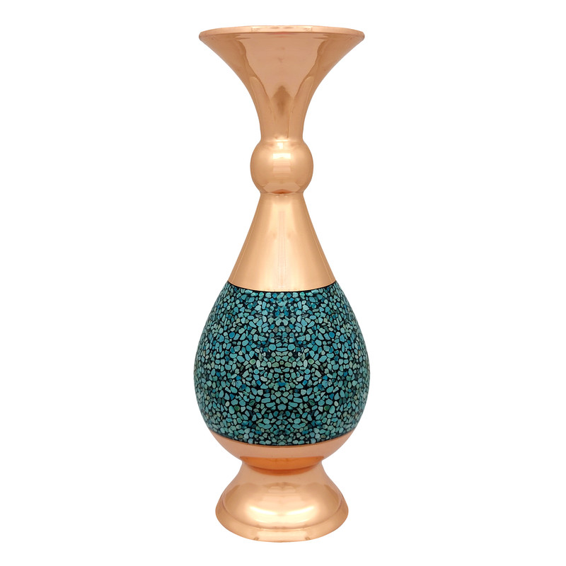 گلدان فیروزه کوبی مدل صراحی 25