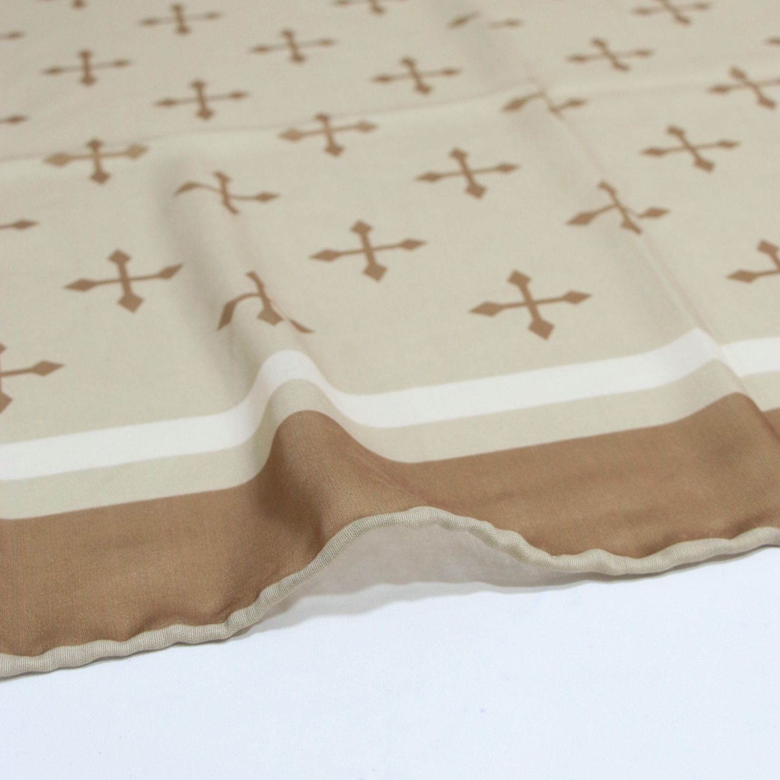 روسری زنانه مدل نخی جدید دور دست دوز قواره 110 کد ana-7095 -  - 20