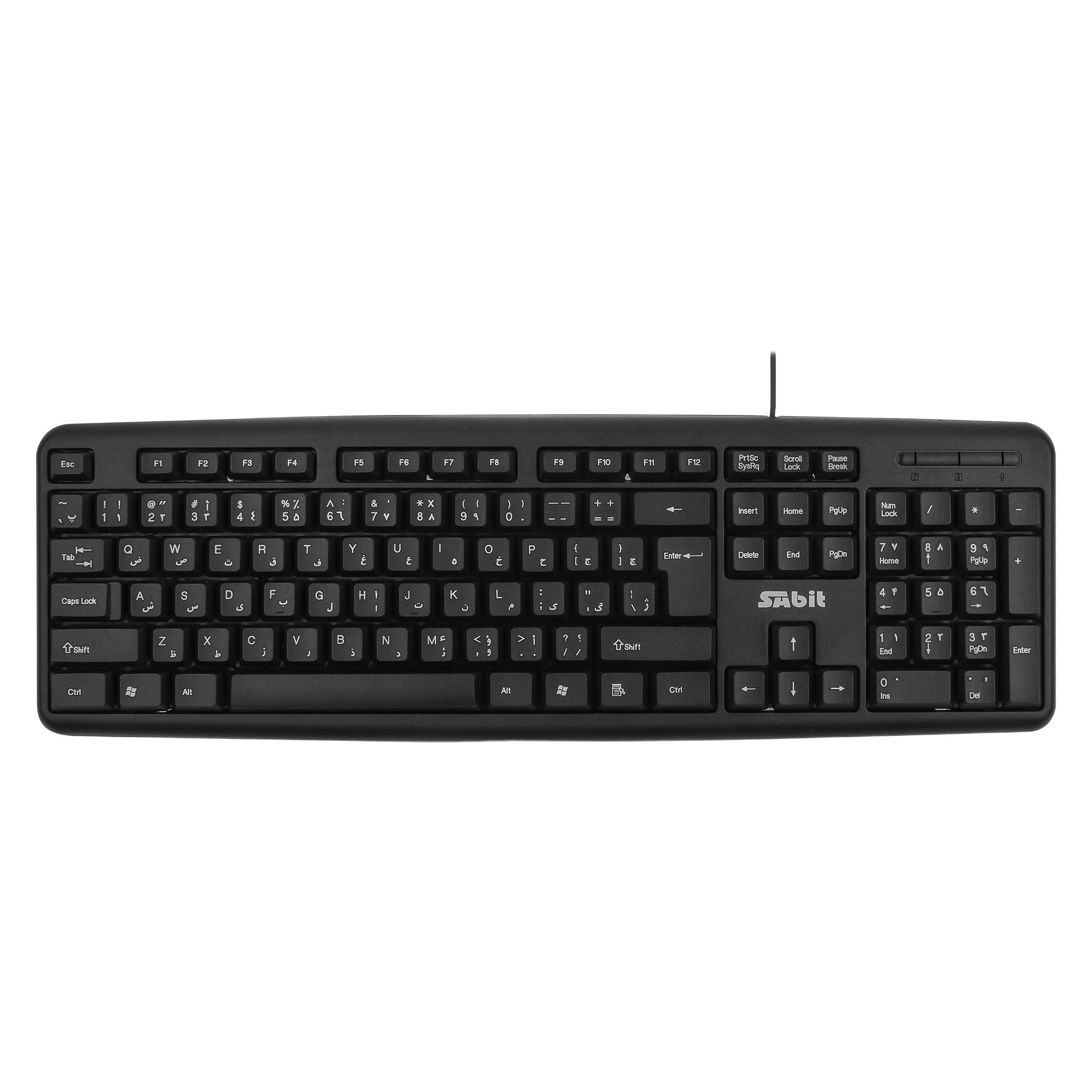 کیبورد سابیت مدل K-4200، سوئیچ ممبران، Full-size