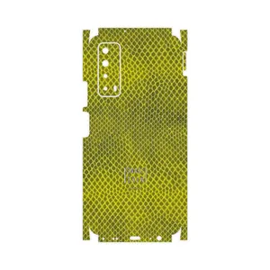 MAHOOT Yellow Snake Skin-FullSkin Cover Sticker for Huawei Y7a