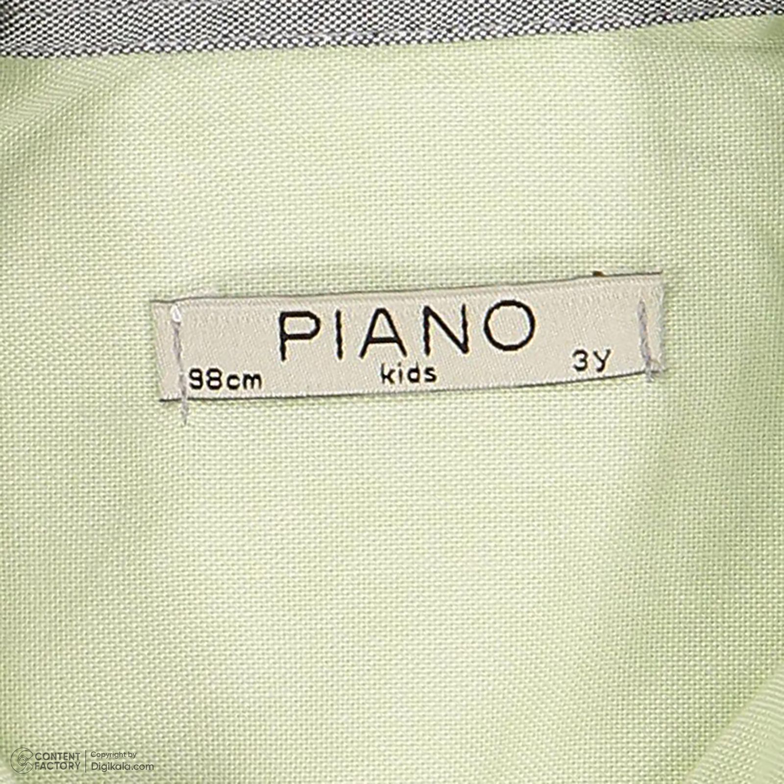 پیراهن نوزادی پسرانه پیانو مدل 8571-1 -  - 2