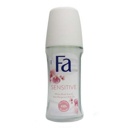 رول ضد تعریق زنانه فا مدل Sensitive White Musk Scent حجم 50 میلی لیتر