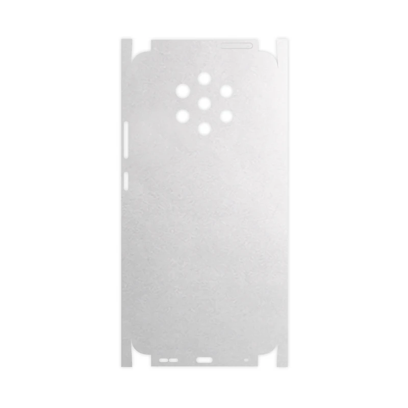 برچسب پوششی ماهوت مدل Metallic-White-FullSkin مناسب برای گوشی موبایل نوکیا 9 PureView