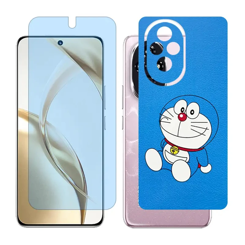 محافظ صفحه نمایش مات آنتی بلو گلس مدل Together مناسب برای گوشی موبایل آنر 200 / Honor 200 به همراه برچسب پوششی پشت گوشی