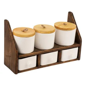 ست جا ادویه 6 پارچه مدل 09 به همراه استند