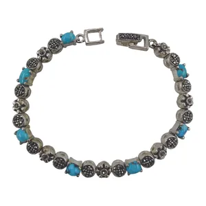 دستبند نقره زنانه کد 0205