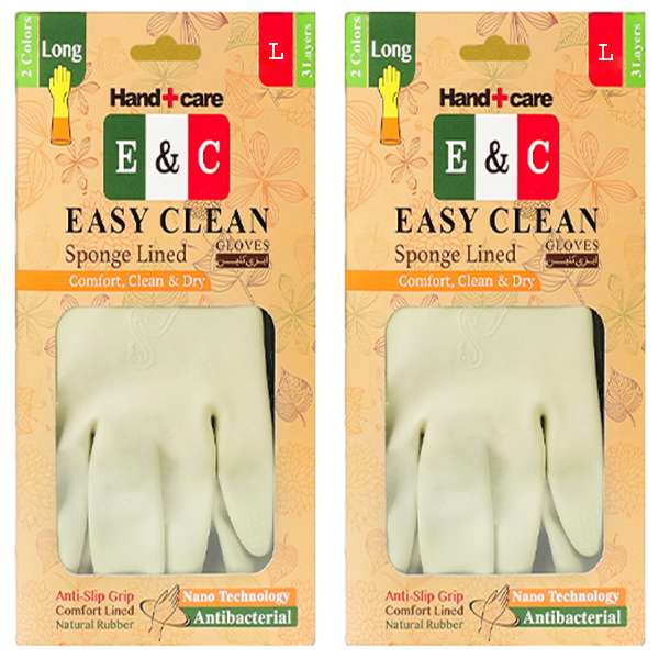 دستکش آشپزخانه ایزی کلین مدل L-L بسته 2 عددی دستکش آشپزخانه ایزی کلین مدل L-L بسته 2 عددی