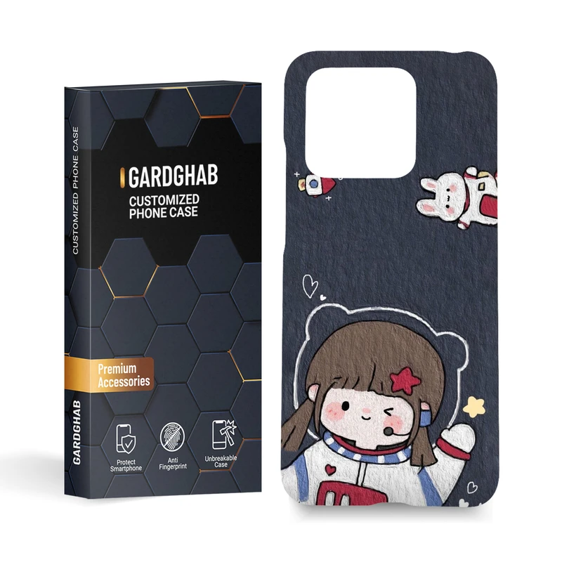 کاور گارد قاب مدل دخترانه مناسب برای گوشی موبایل شیائومی Redmi 10C