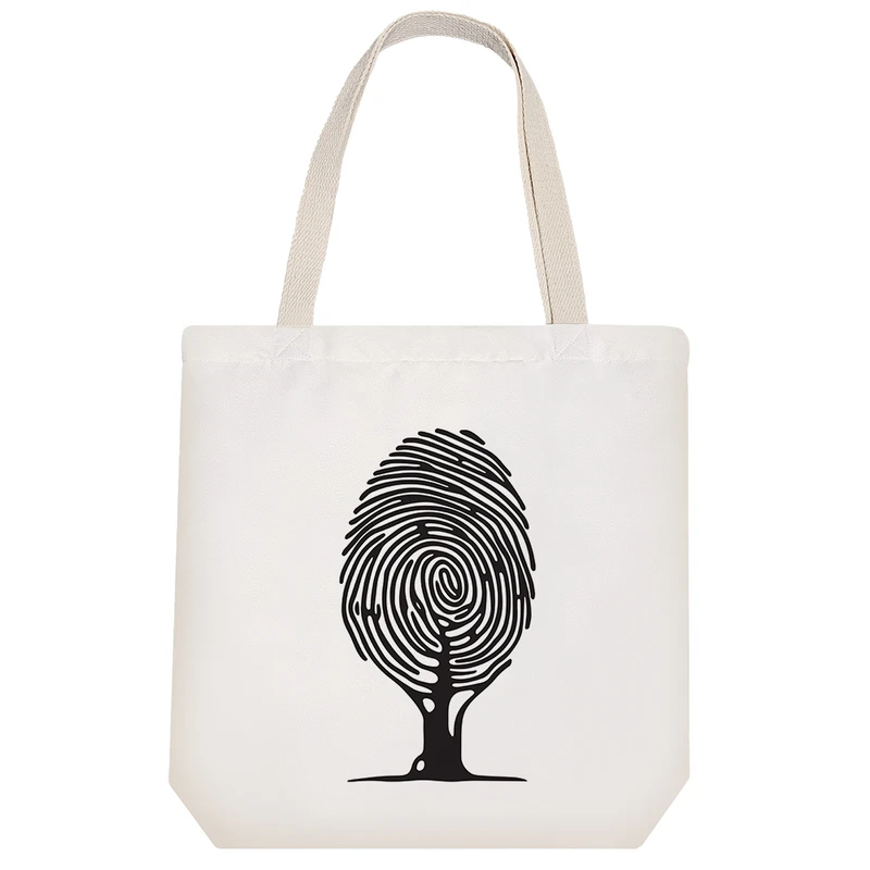 ساک خرید خندالو طرح درخت اثر انگشت کد 7325