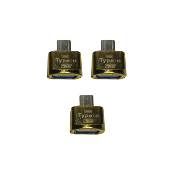 مبدل USB 3.0 OTG به  USB-C مدل 227 بسته 3 عددی
