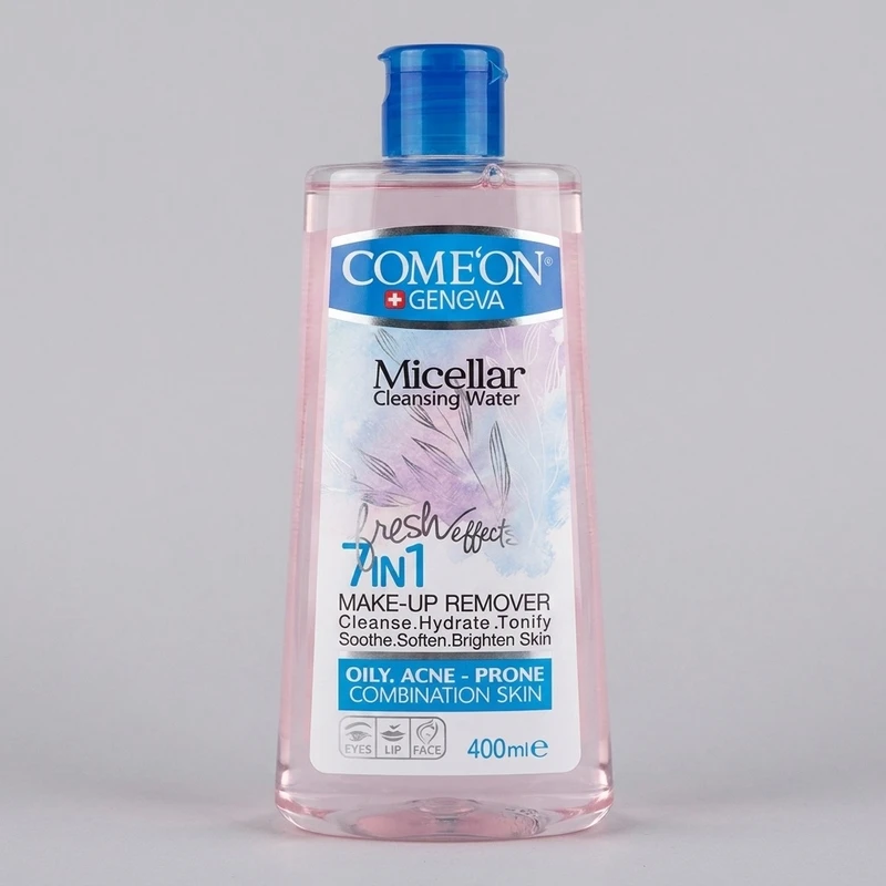 آب پاک کننده آرایش صورت کامان مدل OILY SKIN حجم 400 میلی لیتر
