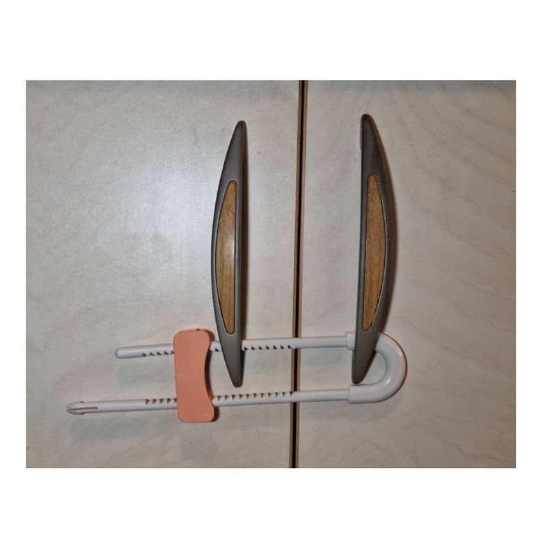 قفل درب کابینت نی نی ک مدل N9378-2CWP بسته 2 عددی