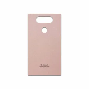 MAHOOT Rose Gold Leather Cover Sticker for LG V20