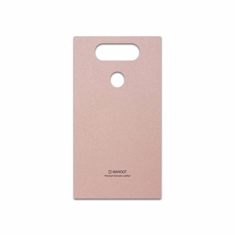 برچسب پوششی ماهوت مدل Rose Gold Leather مناسب برای گوشی موبایل ال جی V20
