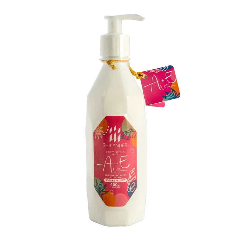لوسیون بدن شیلاندر مدل A+E حجم 400 میلی لیتر