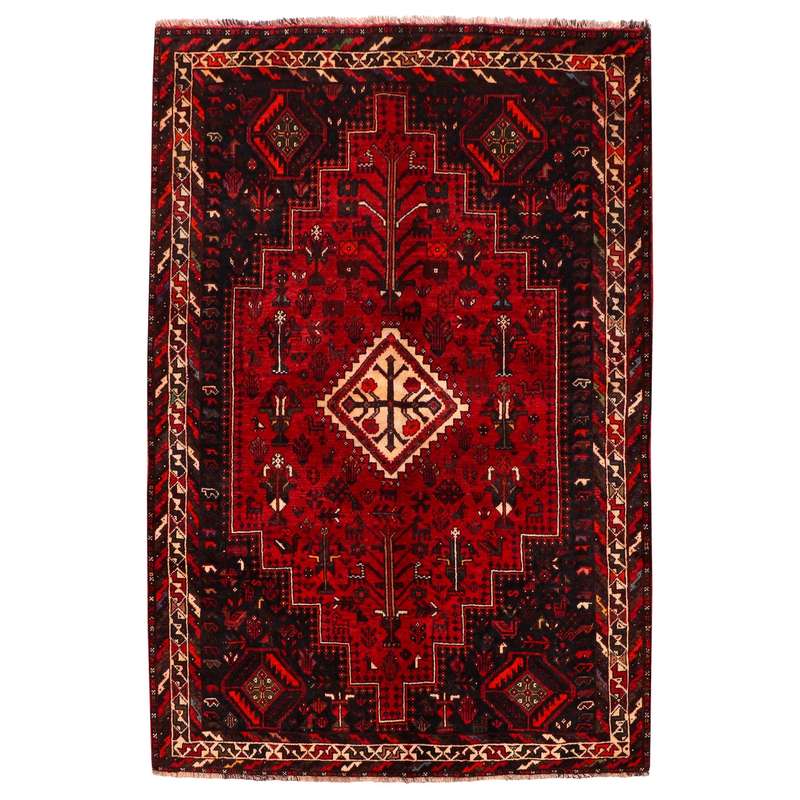 فرش دستباف قدیمی چهار و نیم متری سی پرشیا کد 154073