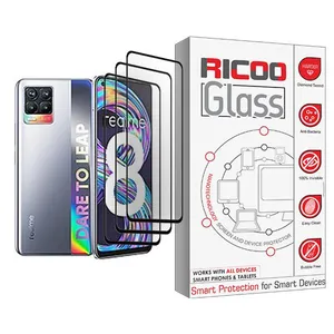 Ricoo Glass MIX003 Screen Protector For Realme 8 Pack Of 3