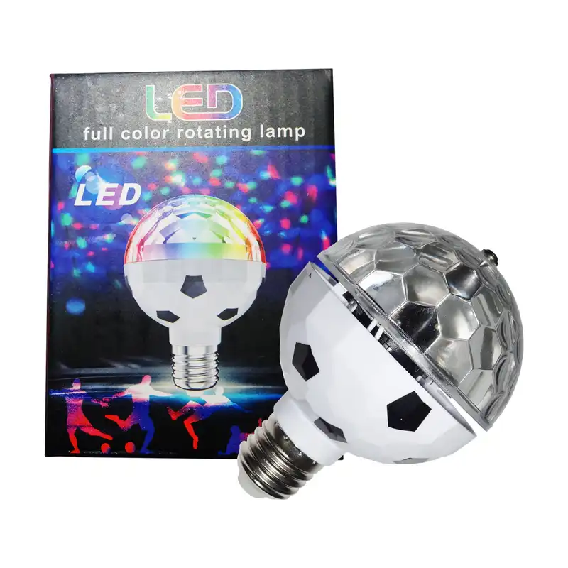 رقص نور ال ای دی مدل فوتبالی 6 وات پایه E27