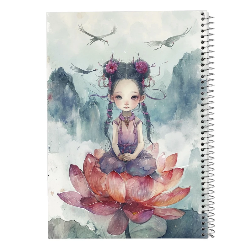 دفتر مشق 50 برگ مدوپد مدل دخترانه کد DF15743