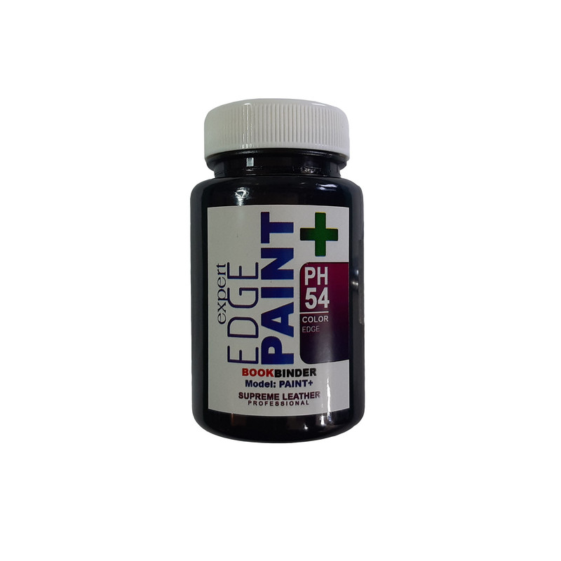 محلول رنگ مشکی لبه چرم بوک بیندر مدل Paint+ وزن 100 گرم