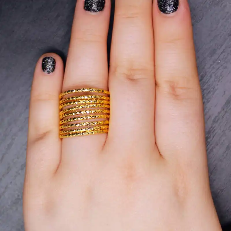 انگشتر زنانه کد RKH_877 مجموعه 9 عددی