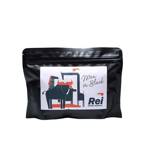 دانه قهوه من این بلک 80%عربیکا 20% روبوستا برشته کاری قهوه ری ناک - 250 گرم